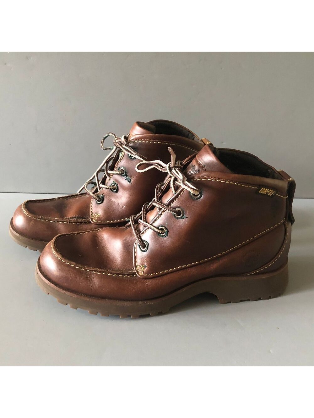 Timberland Waterproof Brown Leather Gore-Tex Ankle Boots Size 9M